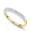 Berry's 18ct Yellow Gold Round Brilliant Cut Diamond Half Eternity Ring - Berry's Jewellers