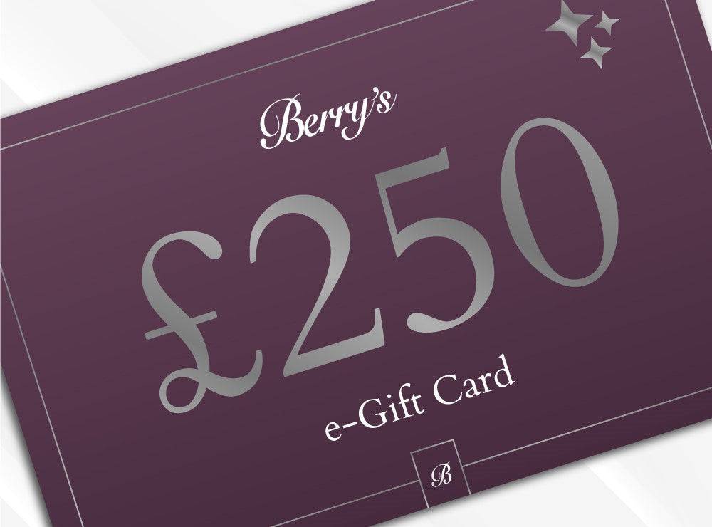 Berry's £250 Gift Voucher - Berry's Jewellers