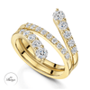 Berry's OPEIA Collection 18ct Yellow Gold Round Brilliant Cut Diamond Fancy Triple Twist Ring - Berry's Jewellers