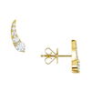 Berry's OPEIA Nova Collection 18ct Yellow Gold Round Brilliant Cut Diamond Earrings - Berry's Jewellers