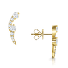 Berry's OPEIA Nova Collection 18ct Yellow Gold Round Brilliant Cut Diamond Earrings - Berry's Jewellers