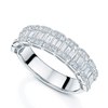 Berry's Platinum Baguette And Round Brilliant Cut Diamond Fancy Dress Ring - Berry's Jewellers