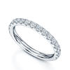 Berry's Platinum Brilliant Cut Diamond Claw Set Half Eternity Ring - Berry's Jewellers