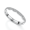 Berry's Platinum Diamond Mill Grain Scalloped Edging Fancy Wedding Ring - Berry's Jewellers