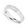 Berry's Platinum Geometric Baguette Cut Diamond Half Eternity Ring - Berry's Jewellers