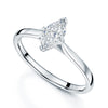 Berry's Platinum GIA Certificated Marquise Cut Diamond Solitaire Ring - Berry's Jewellers