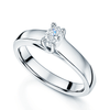 Berry's Platinum GIA Certificated Oval Diamond Ring With A Wide Band - Berry's Jewellers