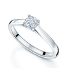 Berry's Platinum GIA Certificated Round Brilliant Cut Diamond 0.34ct Engagement Ring - Berry's Jewellers