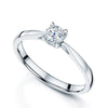 Berry's Platinum GIA Certificated Round Brilliant Cut Diamond Solitaire Four Claw Set Ring - Berry's Jewellers