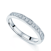 Berry's Platinum Grain Set Round Brilliant Cut Diamond Half Eternity Ring - Berry's Jewellers