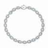 Berry's Platinum Link Design Diamond Set Bracelet - Berry's Jewellers