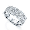 Berry's Platinum Multi Stone Baguette & Round Brilliant Cut Diamond Ring - Berry's Jewellers