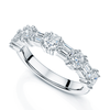 Berry's Platinum Oval And Emerald Cut Diamond Fancy Eternity Ring - Berry's Jewellers