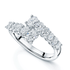 Berry's Platinum Oval Cut Diamond Fancy Wrap Design Ring - Berry's Jewellers