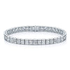 Berry's Platinum Princess Cut Diamond Channel Set Tennis Bracelet - Berry's Jewellers