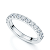 Berry's Platinum Round Brilliant Cut 0.75 Carat Diamond Half Eternity Ring - Berry's Jewellers