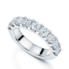 Berry's Platinum Round Brilliant Cut 2.00 Carat Diamond Half Eternity Ring - Berry's Jewellers