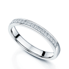 Berry's Platinum Round Brilliant Cut Diamond Stone Half Eternity Ring - Berry's Jewellers