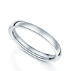 Berry's Platinum Rounded Flat Ladies Wedding Ring - Berry's Jewellers