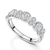 Berry's Platinum Rub Over Diamond Set Dress Ring - Berry's Jewellers