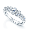 Berry's Platinum Seven Stone Oval Diamond Ring - Berry's Jewellers