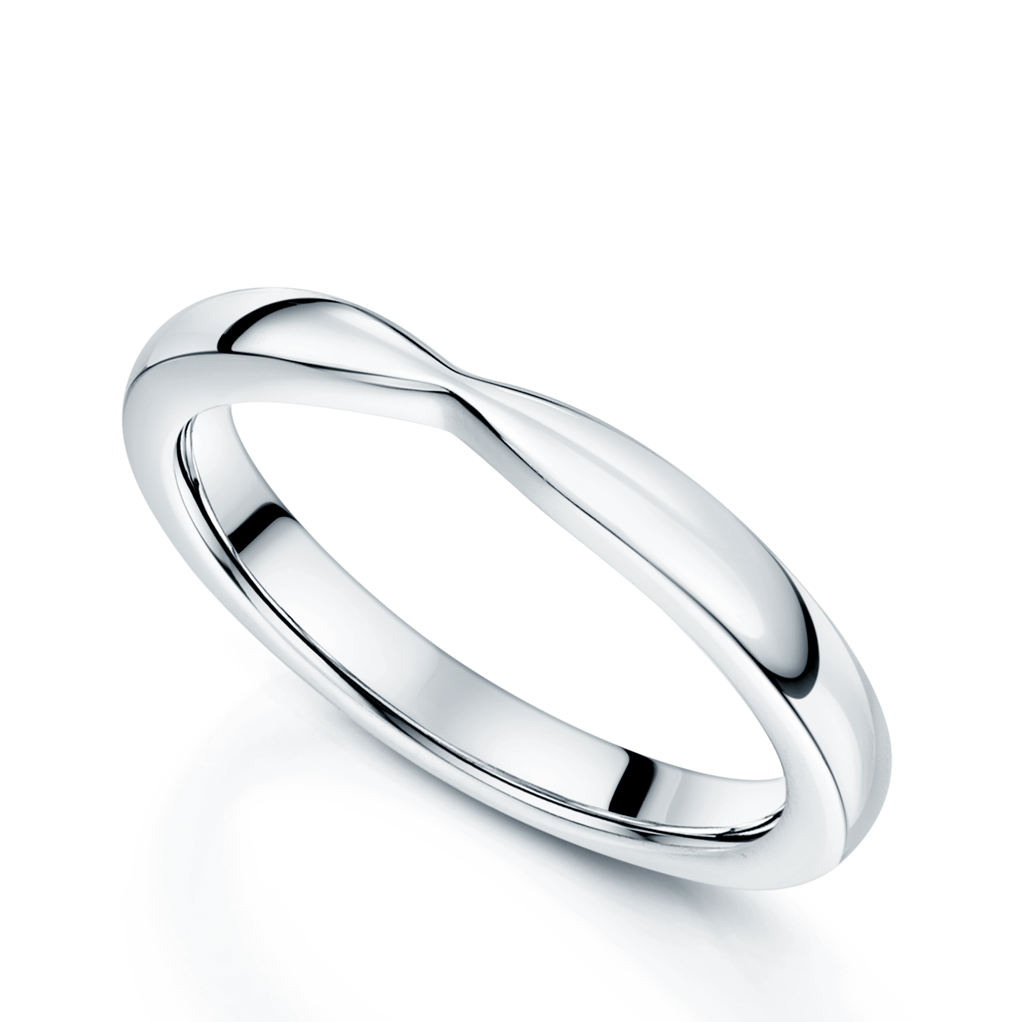 Berry's Platinum Shaped Wedding Ring - Berry's Jewellers