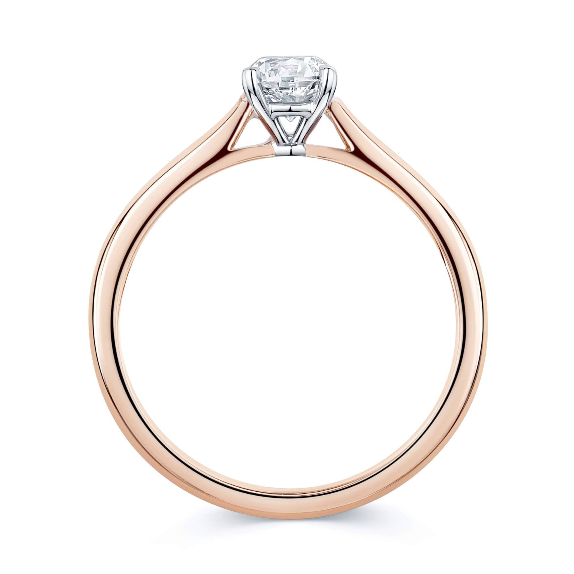 Berry's Simply Solitaire Collection 18ct Rose Gold Diamond Solitaire Engagement Ring GIA Certified 0.50 Carat - Berry's Jewellers