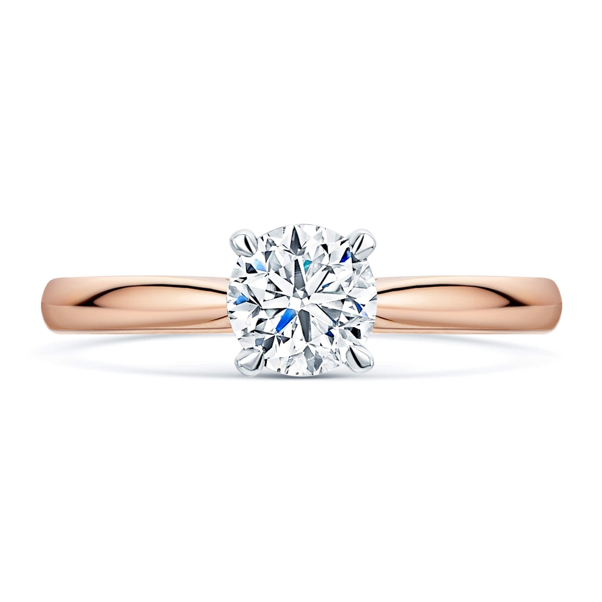 Berry's Simply Solitaire Collection 18ct Rose Gold Diamond Solitaire Engagement Ring GIA Certified 0.70 Carat - Berry's Jewellers