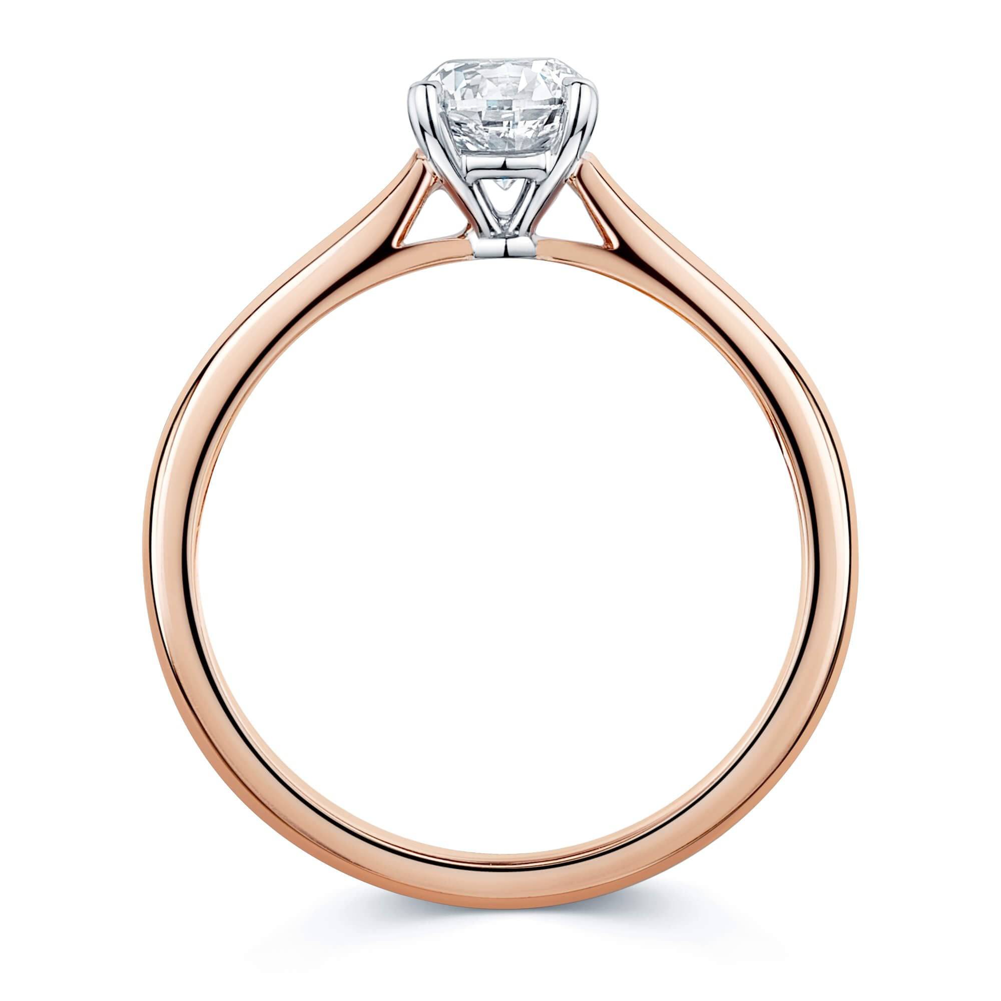 Berry's Simply Solitaire Collection 18ct Rose Gold Diamond Solitaire Engagement Ring GIA Certified 0.70 Carat - Berry's Jewellers