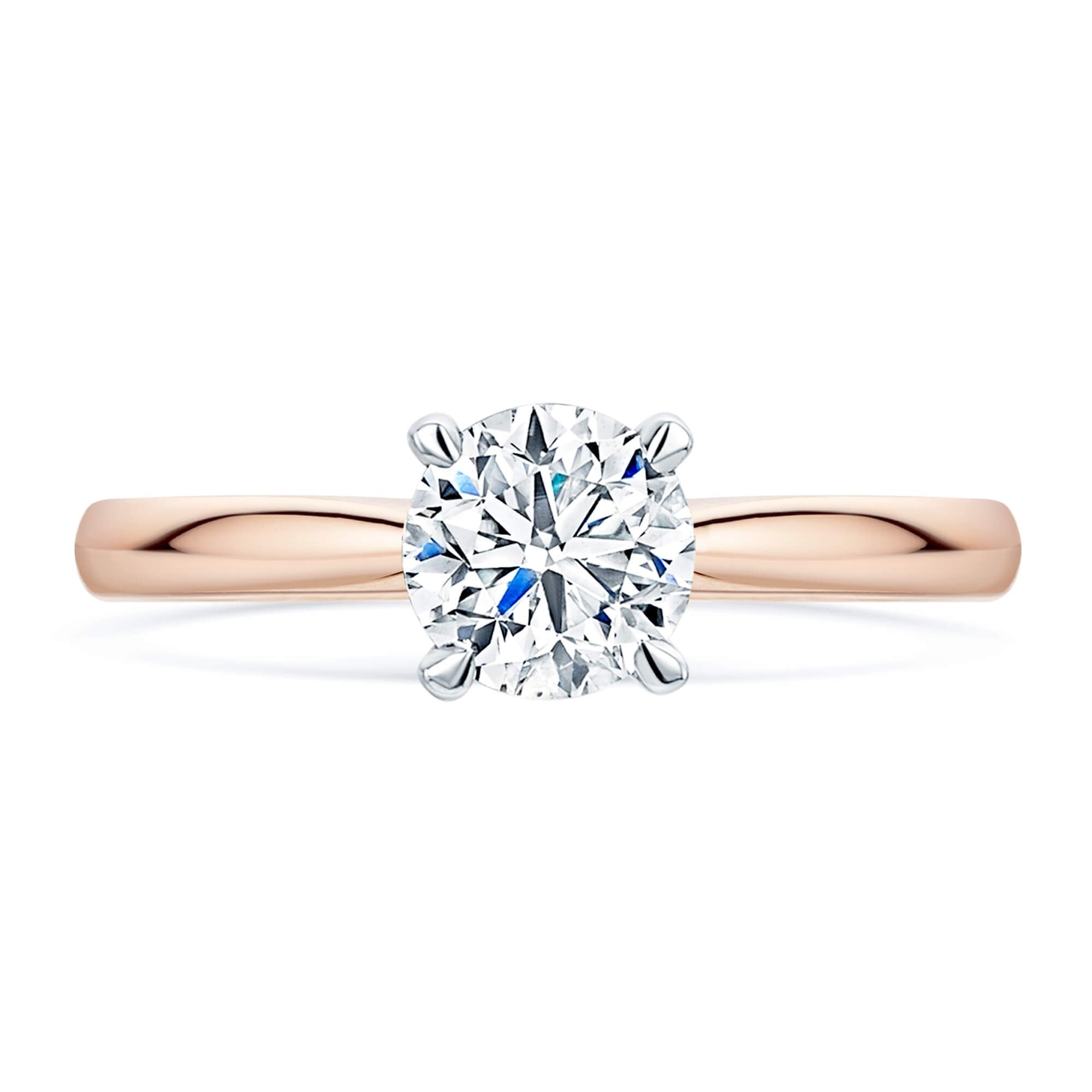 Berry's Simply Solitaire Collection 18ct Rose Gold Diamond Solitaire Engagement Ring GIA Certified 1.00 Carat - Berry's Jewellers