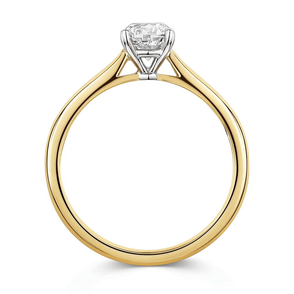 Berry's Simply Solitaire Collection 18ct Yellow Gold Diamond Solitaire Engagement Ring GIA Certified 0.50 Carat - Berry's Jewellers