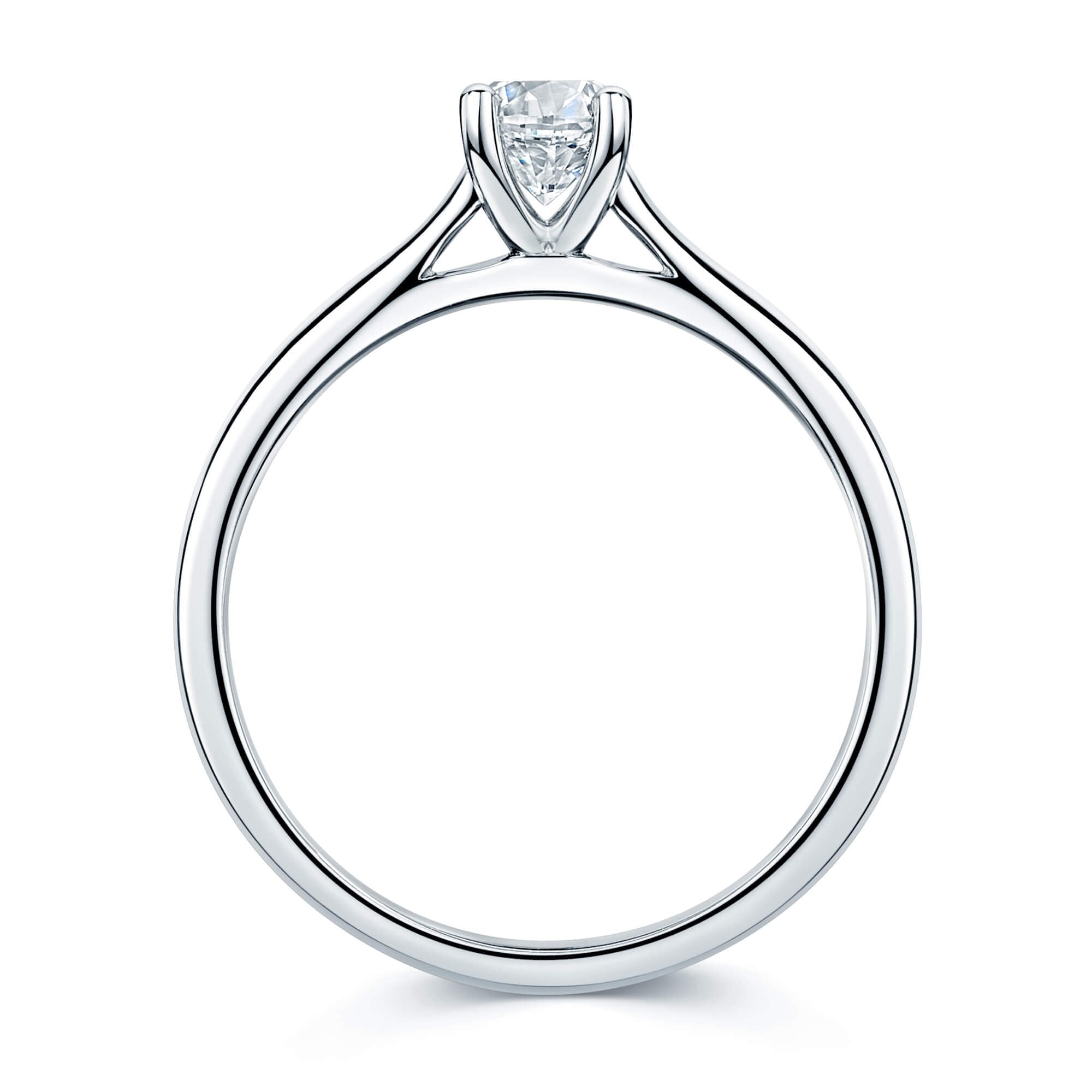 Berry's Simply Solitaire Collection Platinum Set Diamond Solitaire Engagement Ring GIA Certified 0.50 Carat - Berry's Jewellers