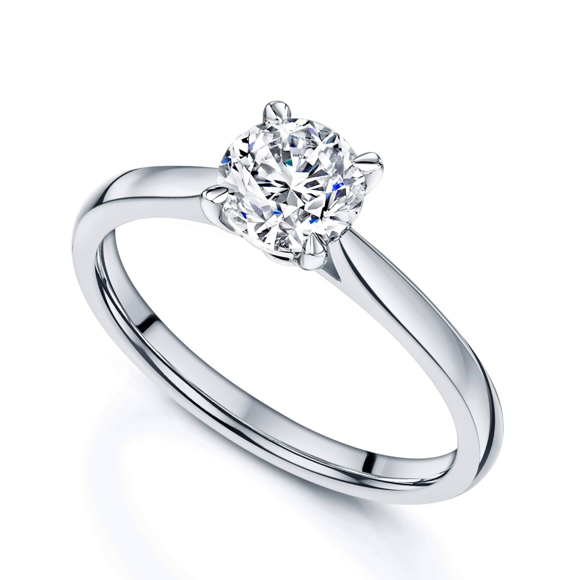 Berry's Simply Solitaire Collection Platinum Set Diamond Solitaire Engagement Ring GIA Certified 1.00 Carat - Berry's Jewellers