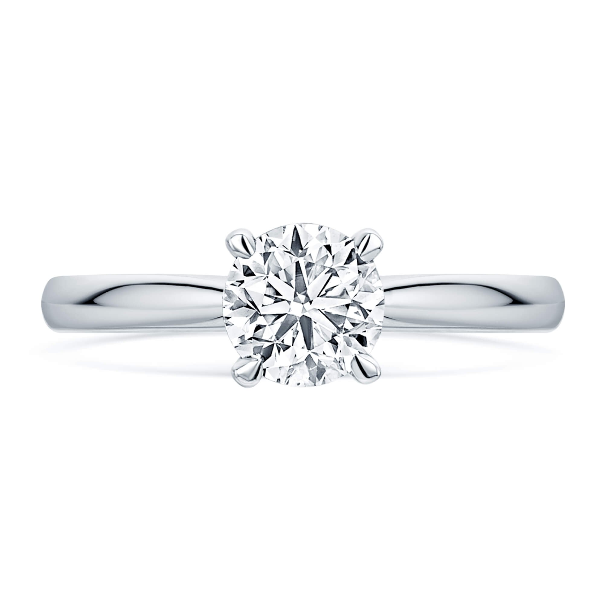 Berry's Simply Solitaire Collection Platinum Set Diamond Solitaire Engagement Ring GIA Certified 1.00 Carat - Berry's Jewellers