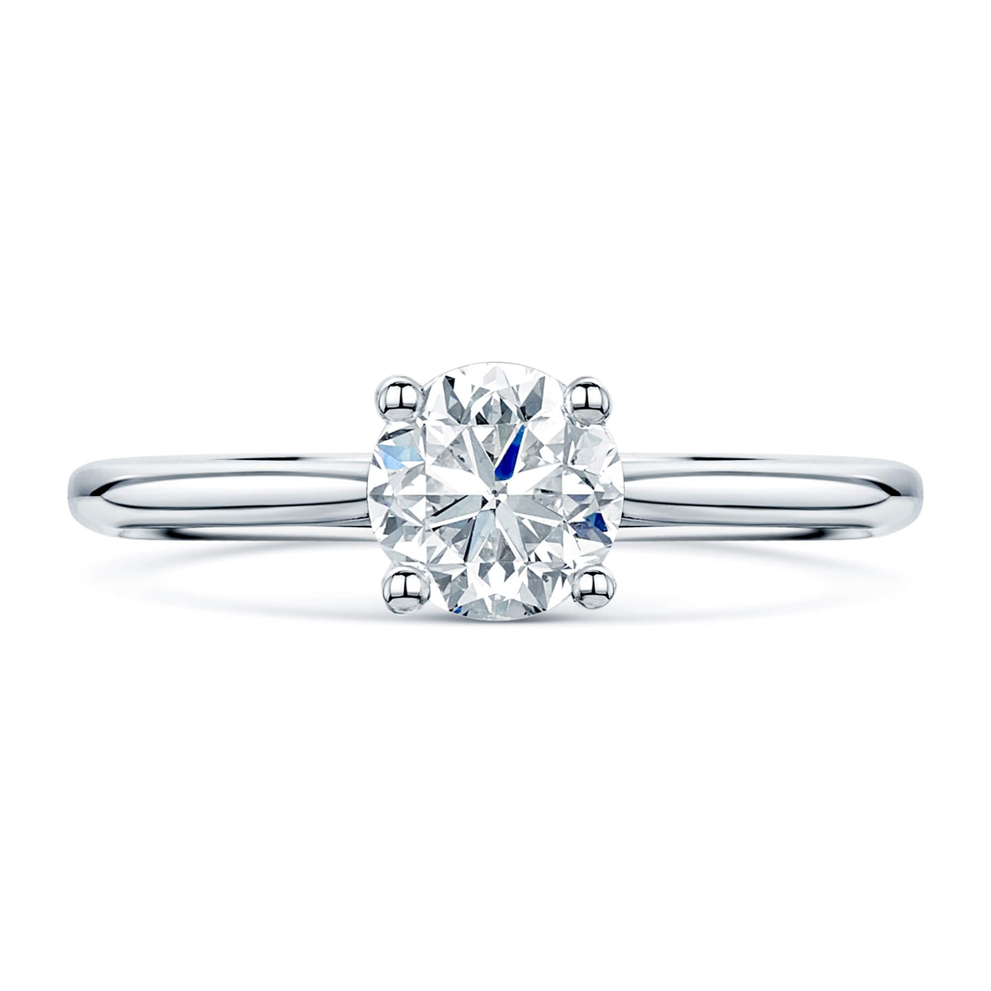 Berry's Simply Solitaire Collection Platinum Set Diamond Solitaire Engagement Ring GIA Certified 1.00 Carat - Berry's Jewellers