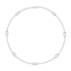 Berry's Verve Collection 18ct White Gold Diamond Loop Necklace - Berry's Jewellers