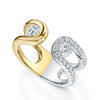 Berry's Verve Collection 18ct Yellow & White Gold GIA Certified Diamond Dress Ring - Berry's Jewellers