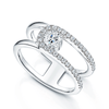 Verve Collection Platinum GIA Certified Diamond Dress Ring