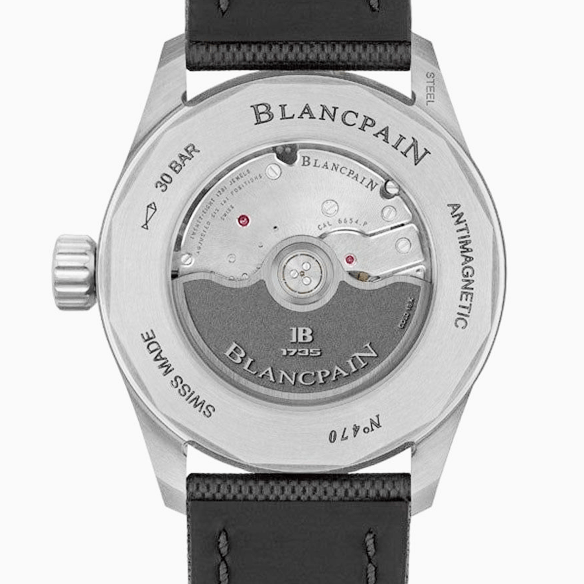 Blancpain Fifty Fathoms Bathyscaphe Quantième Complet Phases de Lune Strap Watch - Berry's Jewellers