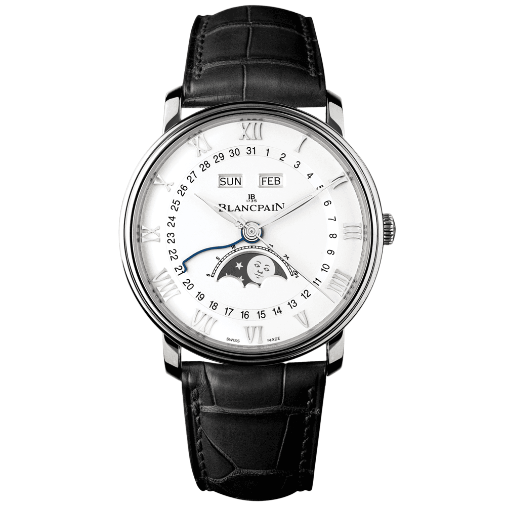 Villeret Quantieme Complet Steel 40mm Automatic Strap Watch