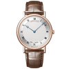 Breguet Classique 38mm 18ct Rose Gold & Silver Guilloche Dial Automatic Watch - Berry's Jewellers