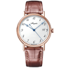 Breguet Classique 38mm 18ct Rose Gold White Enamel Dial Men's Automatic Watch - Berry's Jewellers