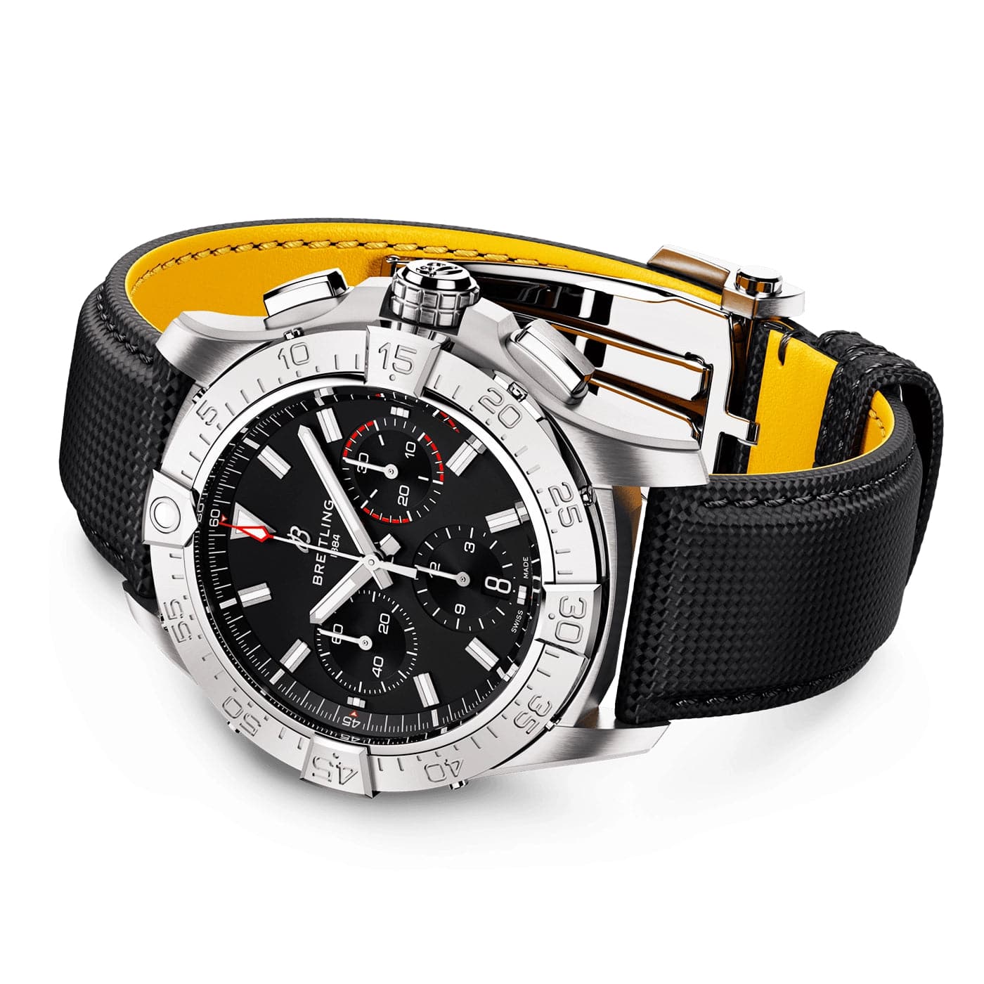 Breitling Avenger Chronograph 42mm Black Dial Automatic Strap Watch - Berry's Jewellers