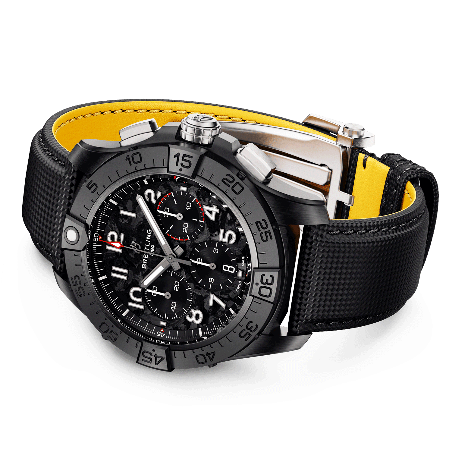 Breitling Avenger Night Mission 44mm Men's Black Ceramic Watch - Berry's Jewellers