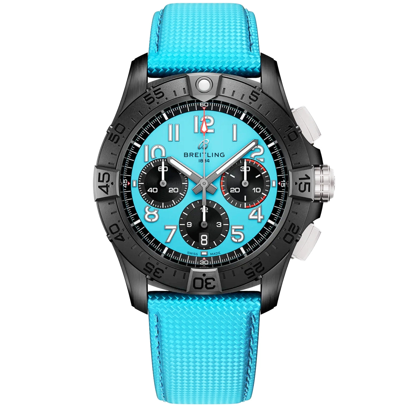 Avenger Night Mission Chronograph 42mm Turquoise Dial Watch