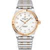 Breitling Chronomat 28mm Two-Tone Mother of Pearl Diamond Set Watch - Berry's Jewellers