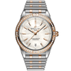 Breitling Chronomat 36mm Two-Tone Mother of Pearl Dial Diamond Set Watch - Berry's Jewellers