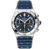 Breitling Chronomat B01 42mm Blue Dial Chronograph Rubber Strap Watch - Berry's Jewellers