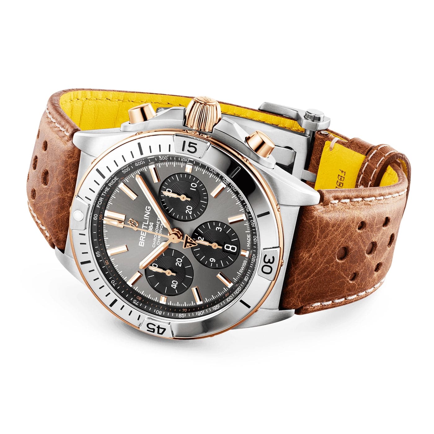 Breitling Chronomat B01 42mm Triumph Edition Automatic Chronograph Watch - Berry's Jewellers