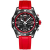 Breitling Endurance Pro 38mm Breitlight Black/Red Rubber Strap Watch - Berry's Jewellers